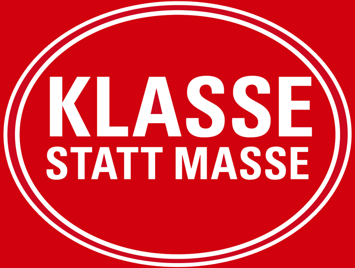 Klasse statt Masse